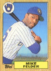 1987 Topps Baseball Cards      352     Mike Felder